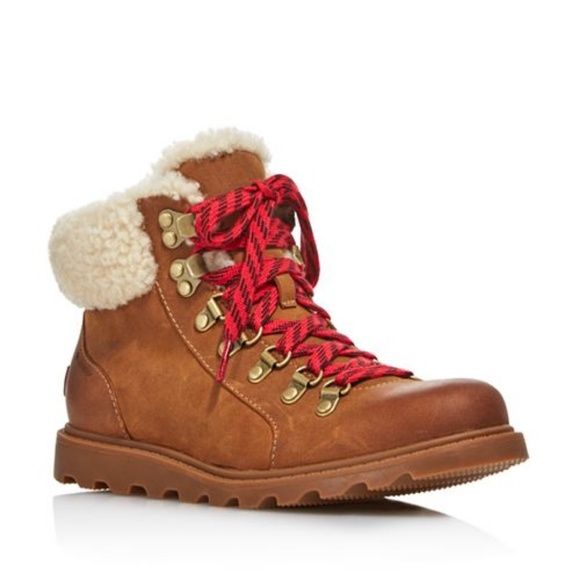 SOREL Shoes - Sorel Ainsley Round Toe Leather Hiking Boots
